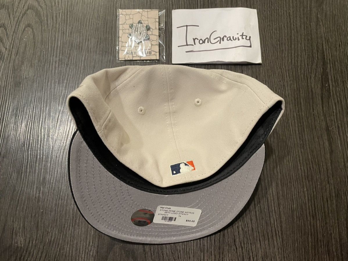 Hat Club 7 1/2 Hat Club Houston Astros Stone Dome Fitted Size ONE SIZE - 5 Thumbnail