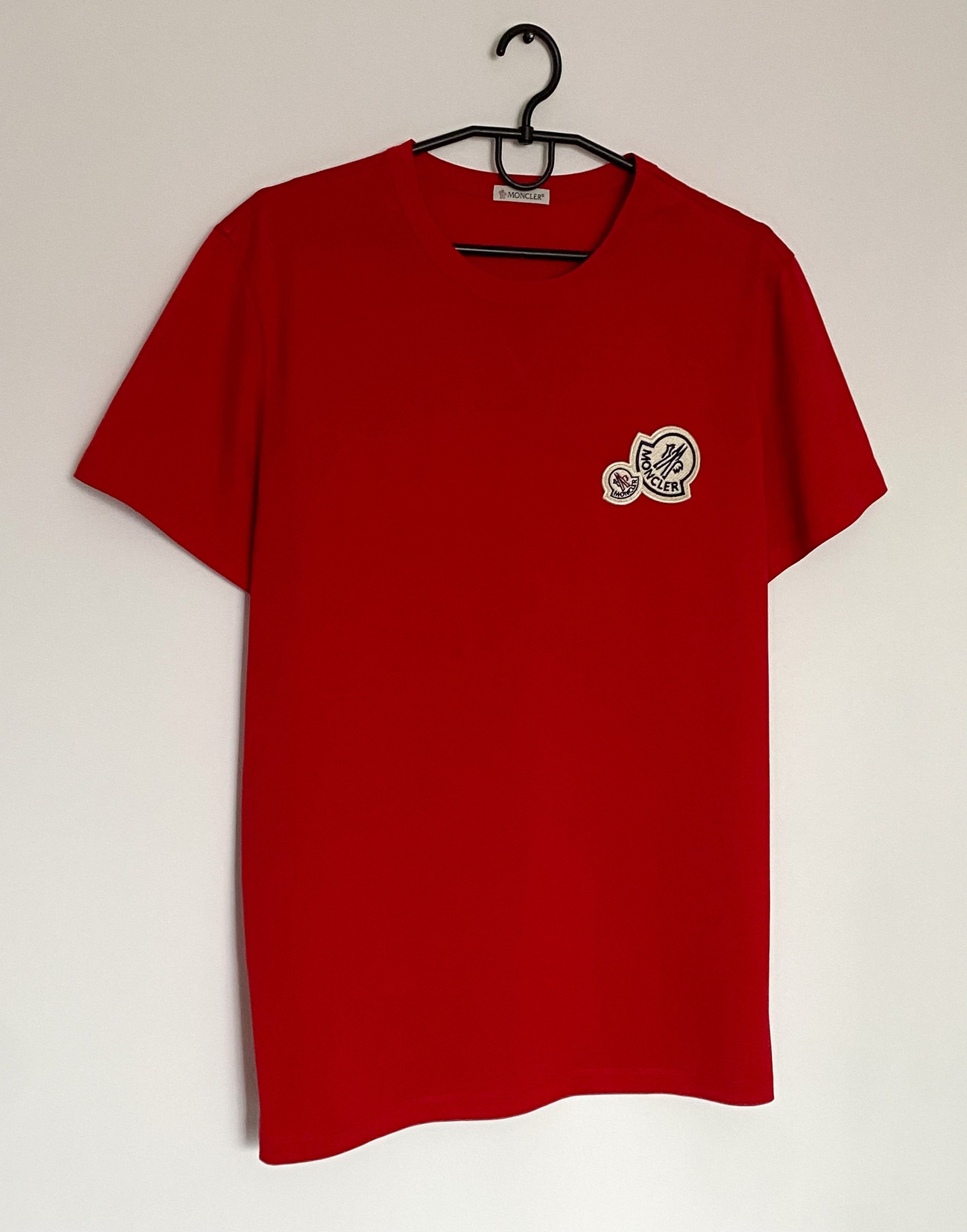 ★人気★【MONCLER】★double logo short sleeve T-shir.t★ Moncler Double Logo short-sleeve T-shirt | REVERSIBLE