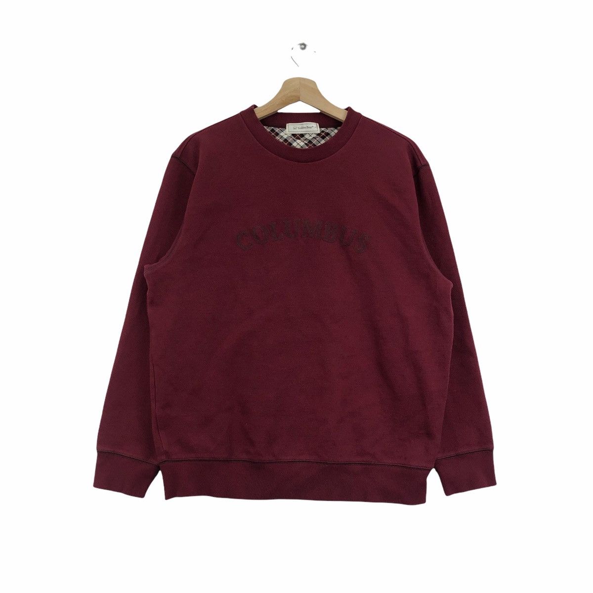 Vintage Golden Bear Columbus Crewneck Sweatshirt Pullover