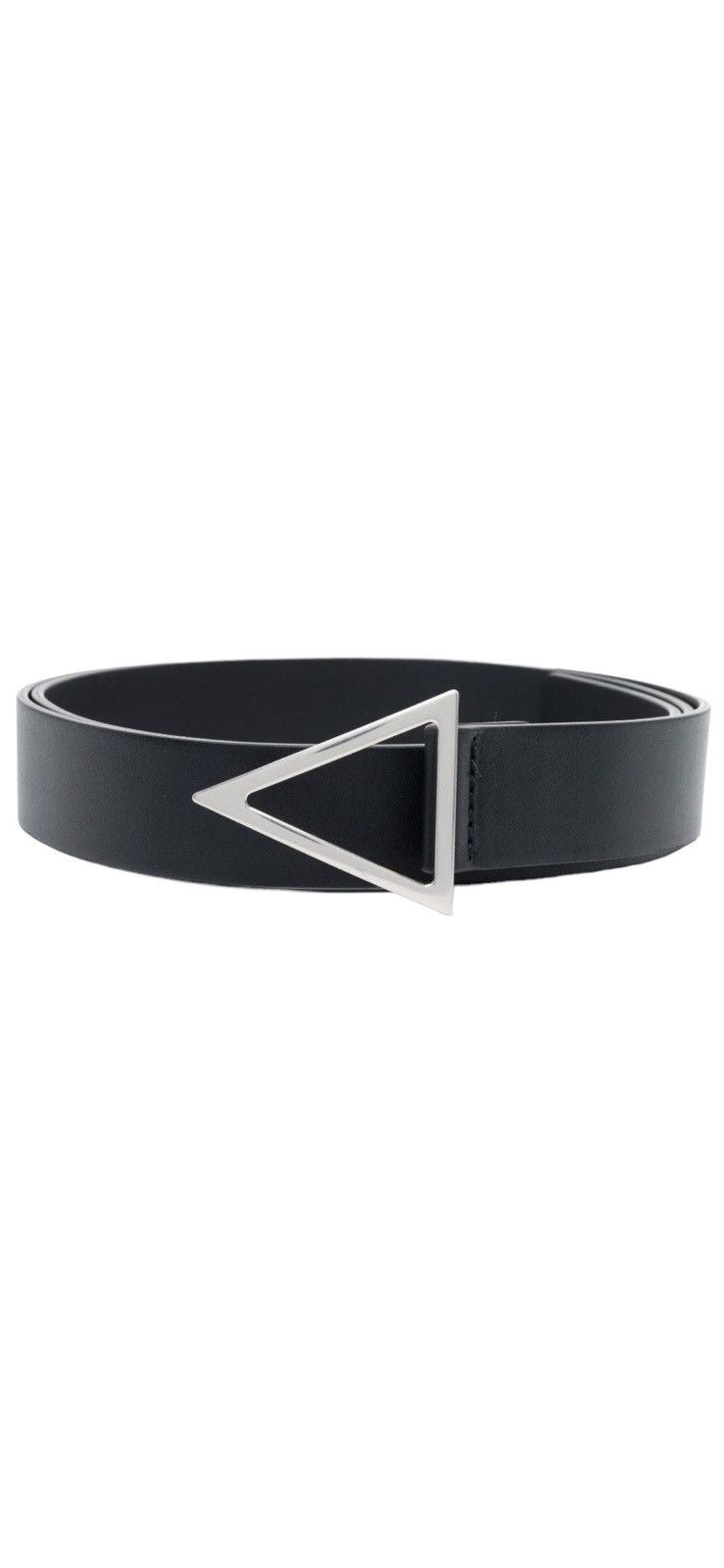 Bottega Veneta Triangle Logo Leather Belt