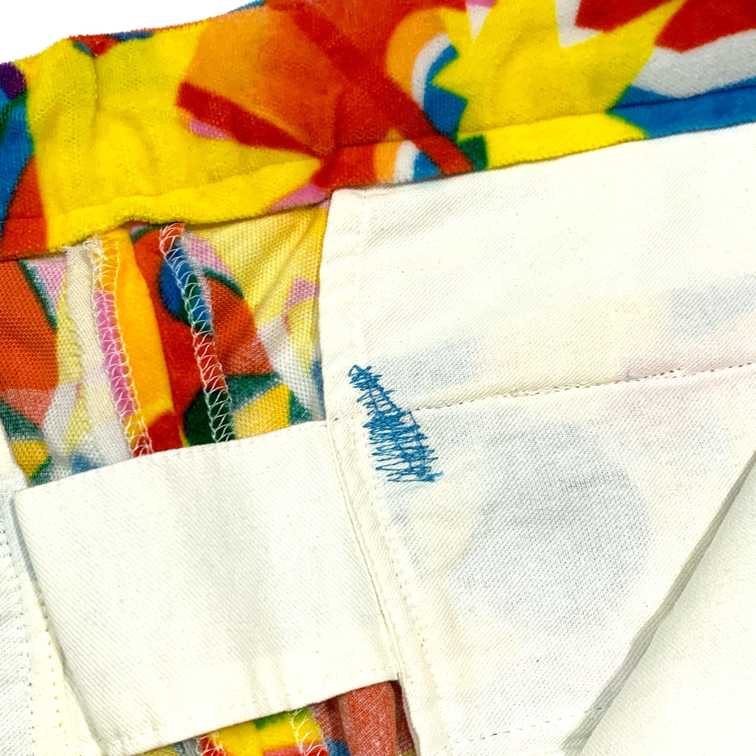 Comme des Garcons × Comme des Garcons Homme Plus AW01 Psychedelic Velour Pants Size US 30 / EU 46 - 5 Thumbnail