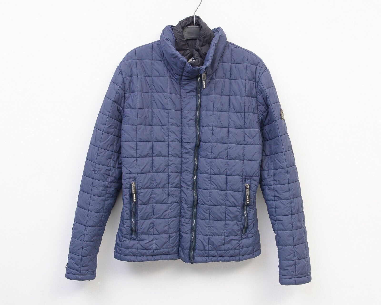 Superdry Fuji Puffer Jacket L Women Coat UK 16 Blue Coat Padded Size L / US 10 / IT 46 - 1 Thumbnail