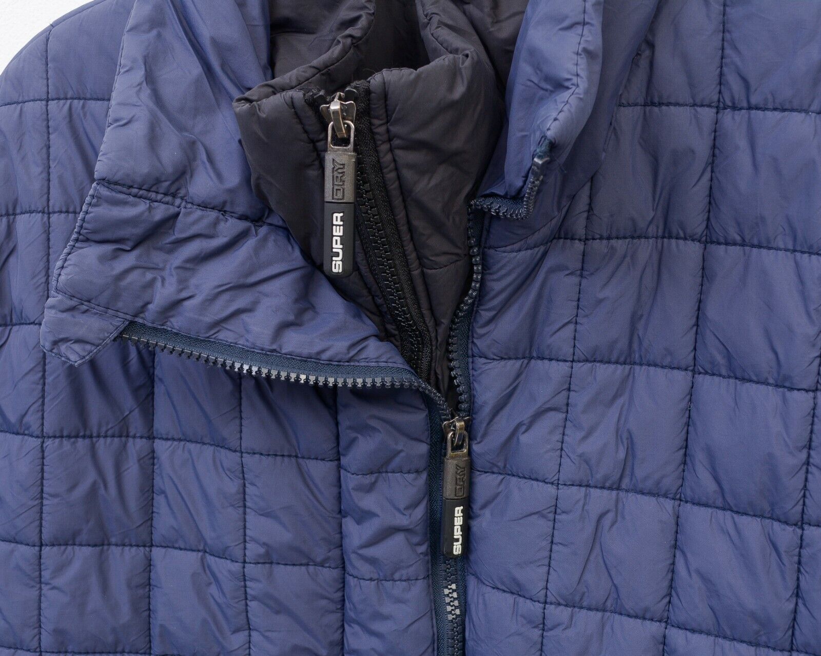Superdry Fuji Puffer Jacket L Women Coat UK 16 Blue Coat Padded Size L / US 10 / IT 46 - 5 Thumbnail