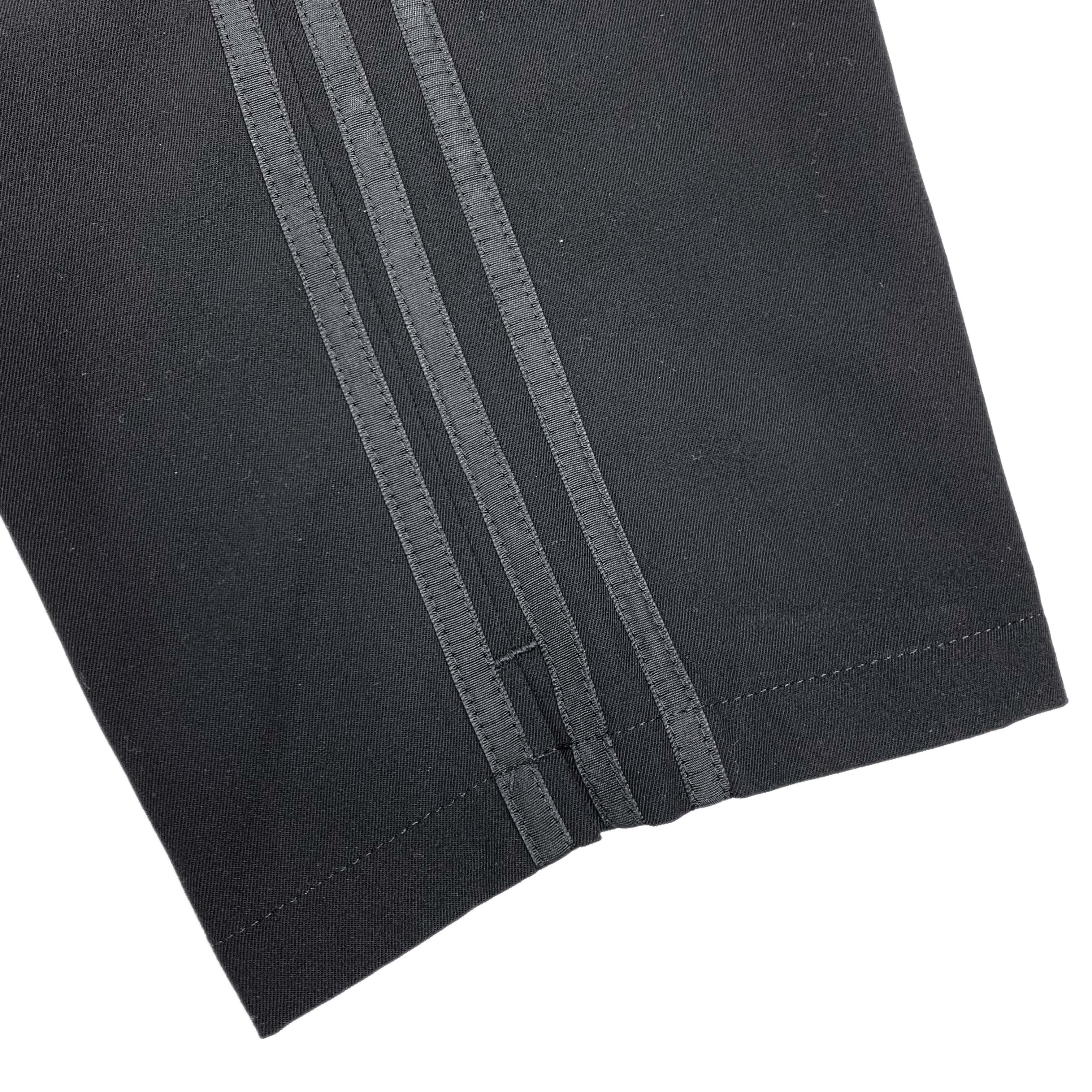 Adidas × Y's for Men × Yohji Yamamoto AW89 Black-on-Black Adidas 3-Stripes Wool Pants Size US 30 / EU 46 - 5 Thumbnail