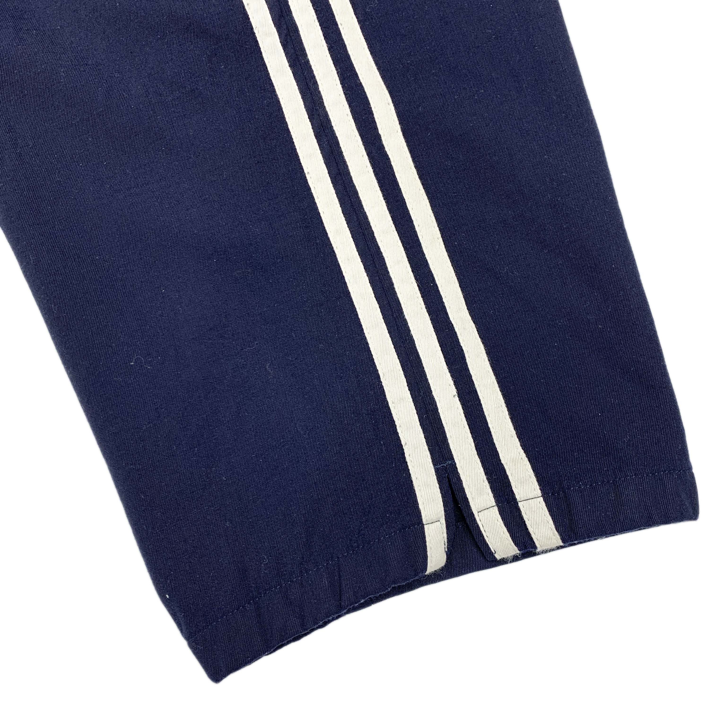 Adidas × Y's for Men × Yohji Yamamoto AW89 White-on-Navy Adidas 3-Stripes Wool Pants Size US 30 / EU 46 - 5 Thumbnail