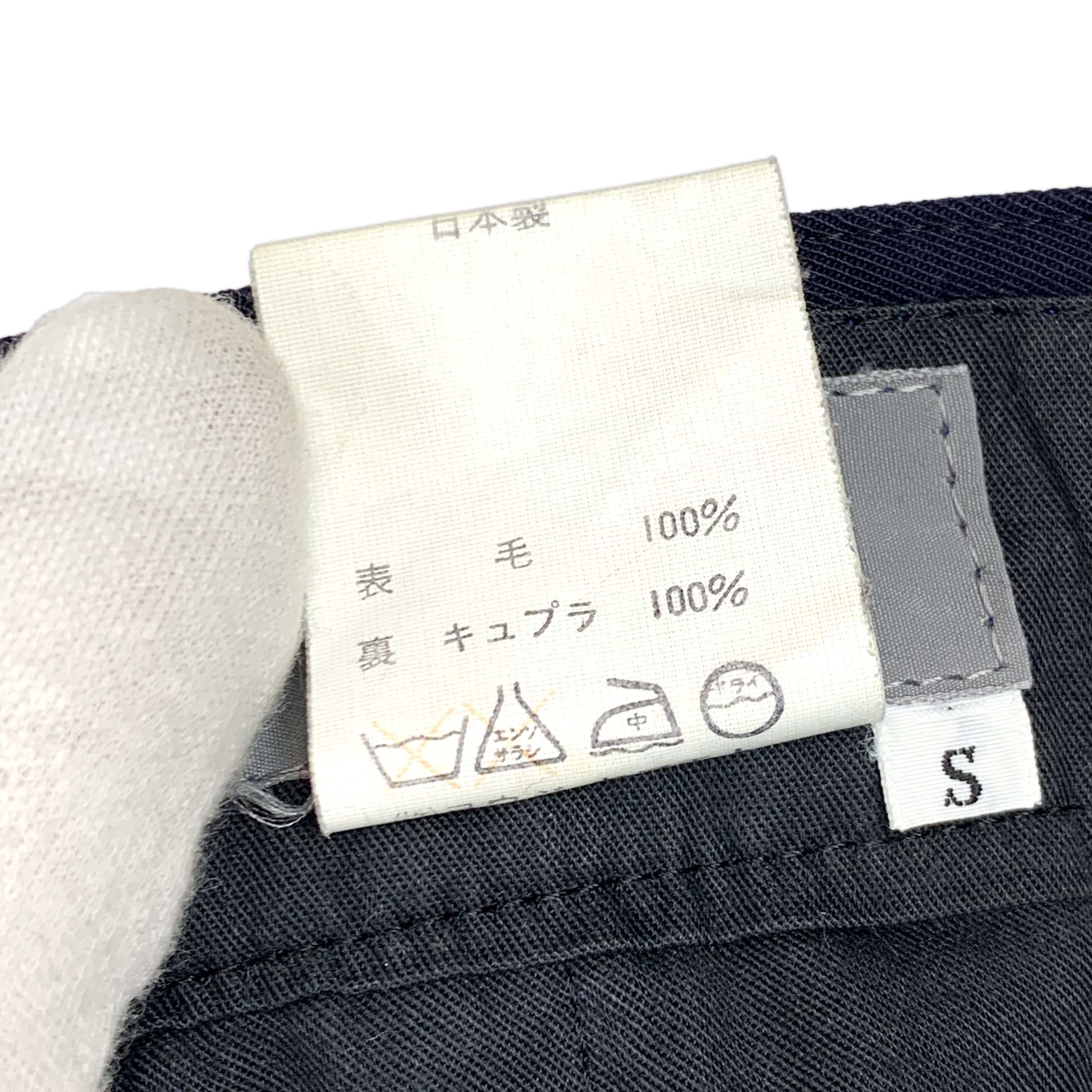 Adidas × Y's for Men × Yohji Yamamoto AW89 White-on-Navy Adidas 3-Stripes Wool Pants Size US 30 / EU 46 - 7 Thumbnail