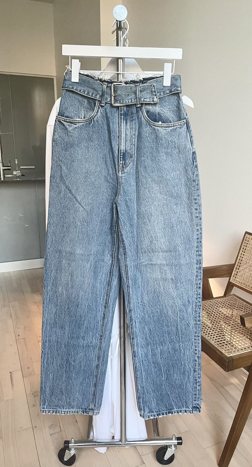 Alexander Wang Alexander Wang High-Waisted Jeans With Belt💙 SOLD OUT Size 28" / US 6 / IT 42 - 2 Thumbnail