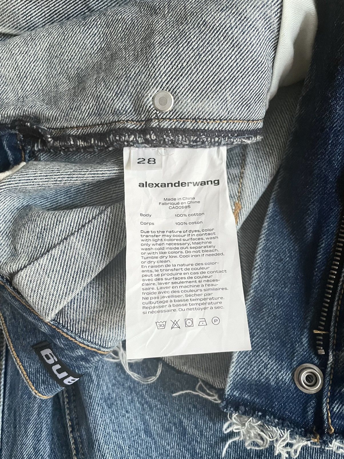 Alexander Wang Alexander Wang High-Waisted Jeans With Belt💙 SOLD OUT Size 28" / US 6 / IT 42 - 8 Thumbnail