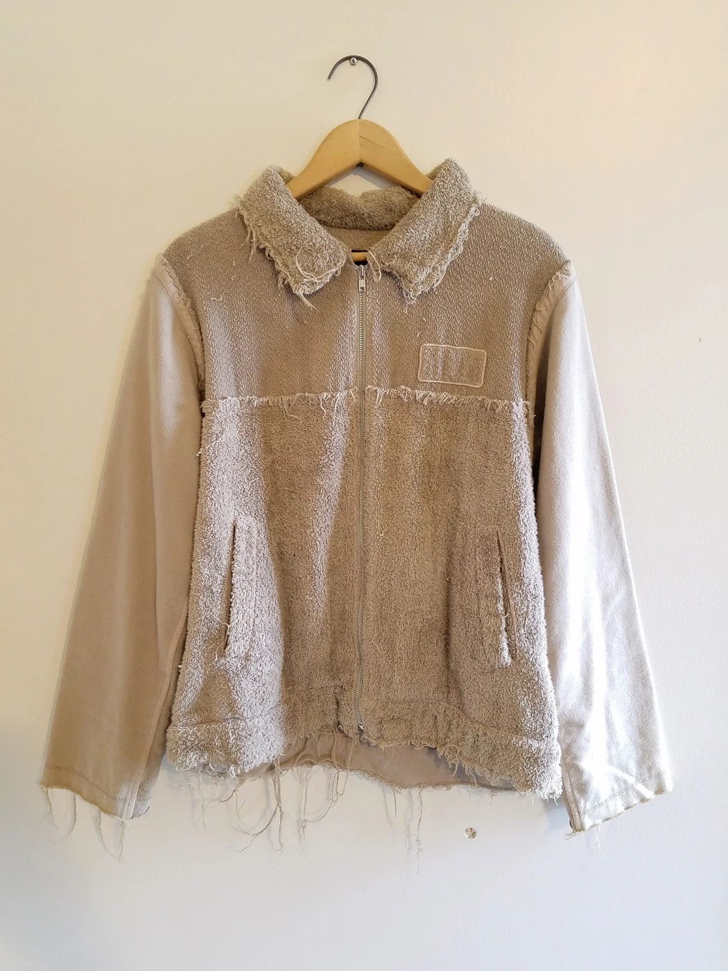 Pre-owned Undercover Distressed Khaki Jacket In Brown