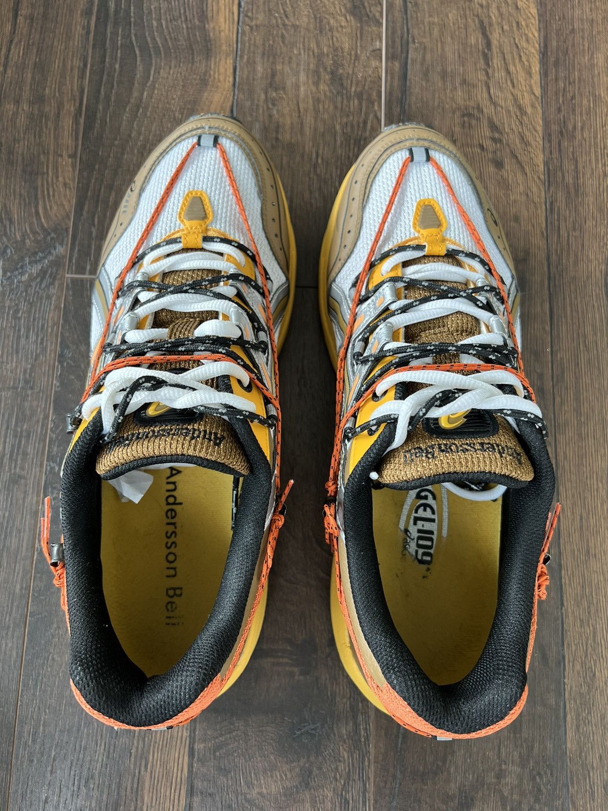 Andersson Bell × Asics Andersson Bell x Asics Gel-1090 White/Orange Size US 11 / EU 44 - 4 Thumbnail