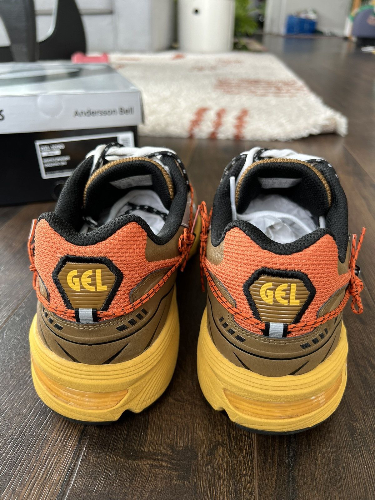 Andersson Bell × Asics Andersson Bell x Asics Gel-1090 White/Orange Size US 11 / EU 44 - 5 Thumbnail