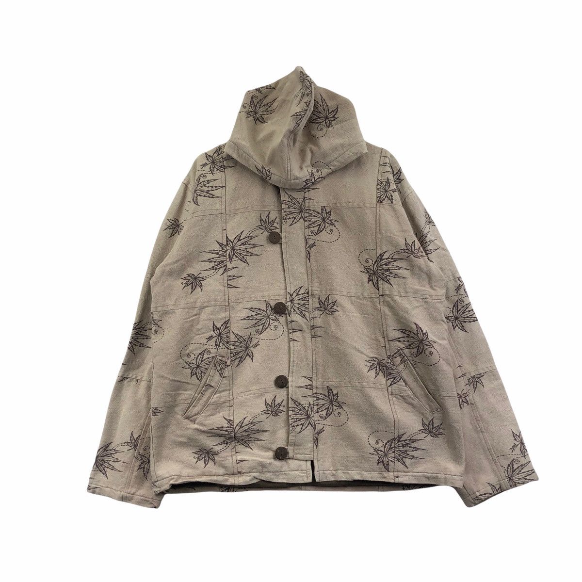 Japanese Brand Raifu Floral Hoodie Jacket