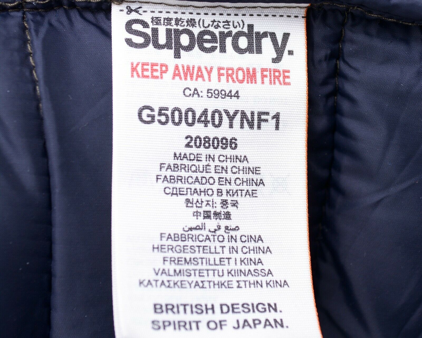 Superdry Fuji Puffer Jacket Women Coat Hooded Padded Zip Up Outerwear Size S / US 4 / IT 40 - 6 Thumbnail