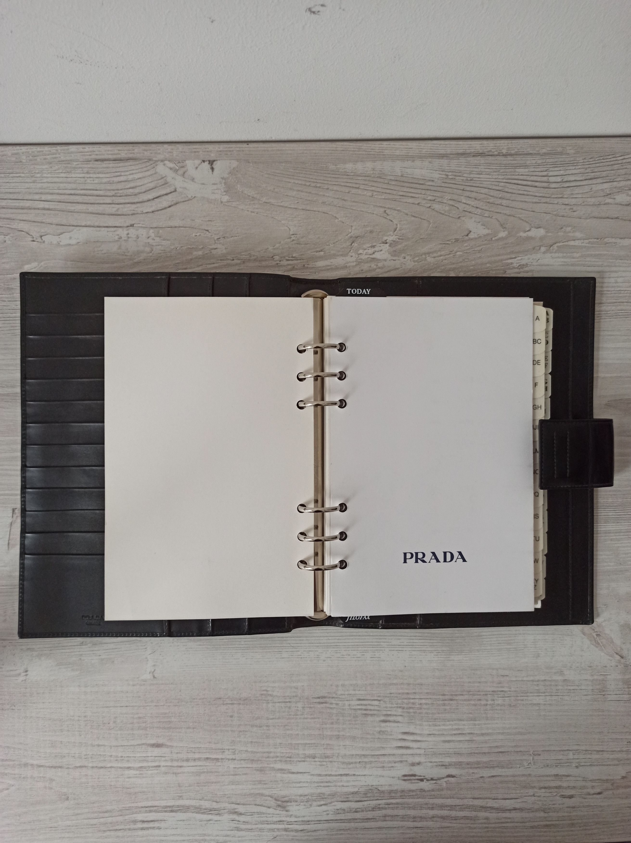 Designer × Luxury × Prada Prada Milano Agenda Planner Binder | Grailed