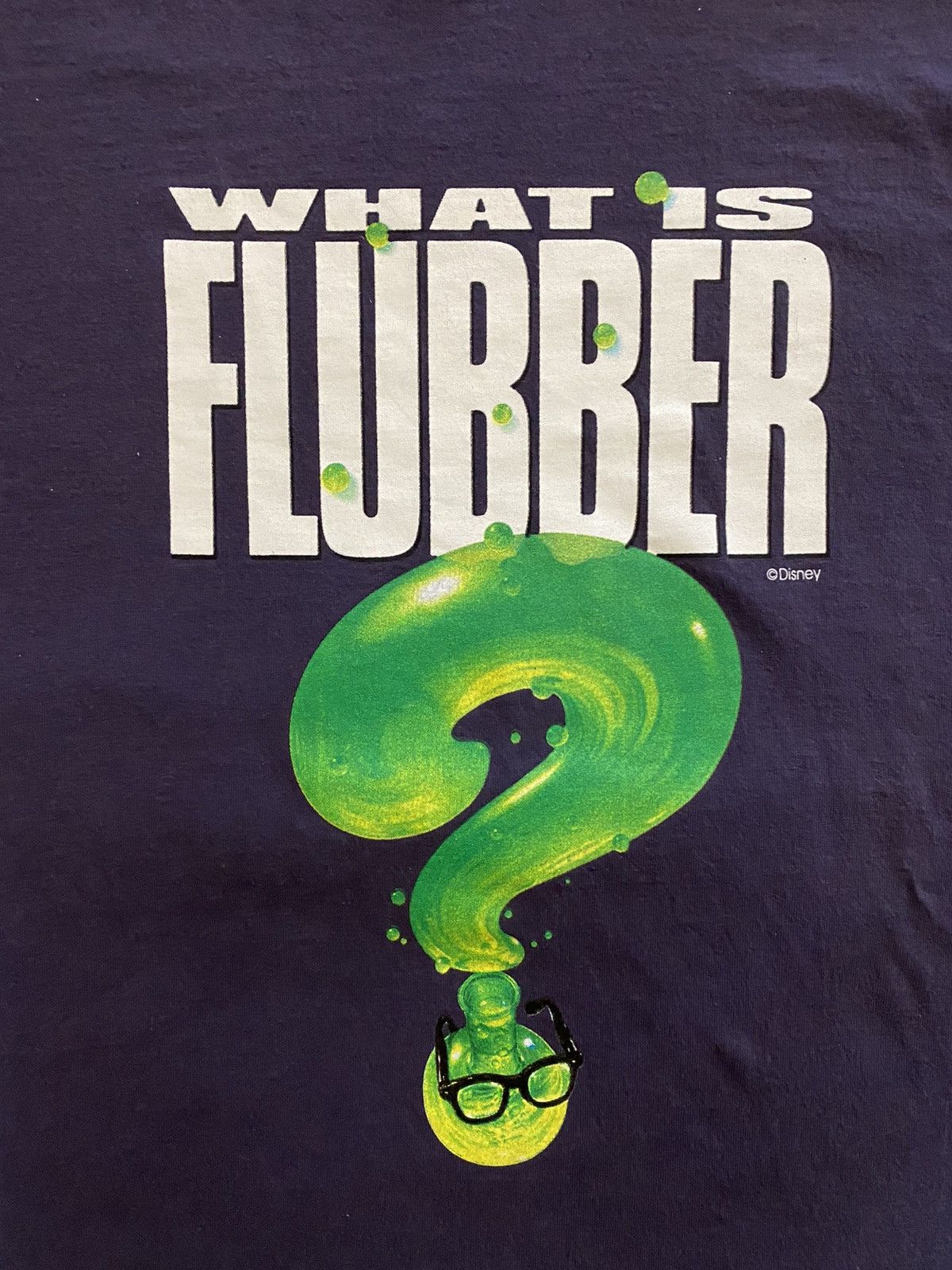 90s Disney hot Flubber shirt - XL