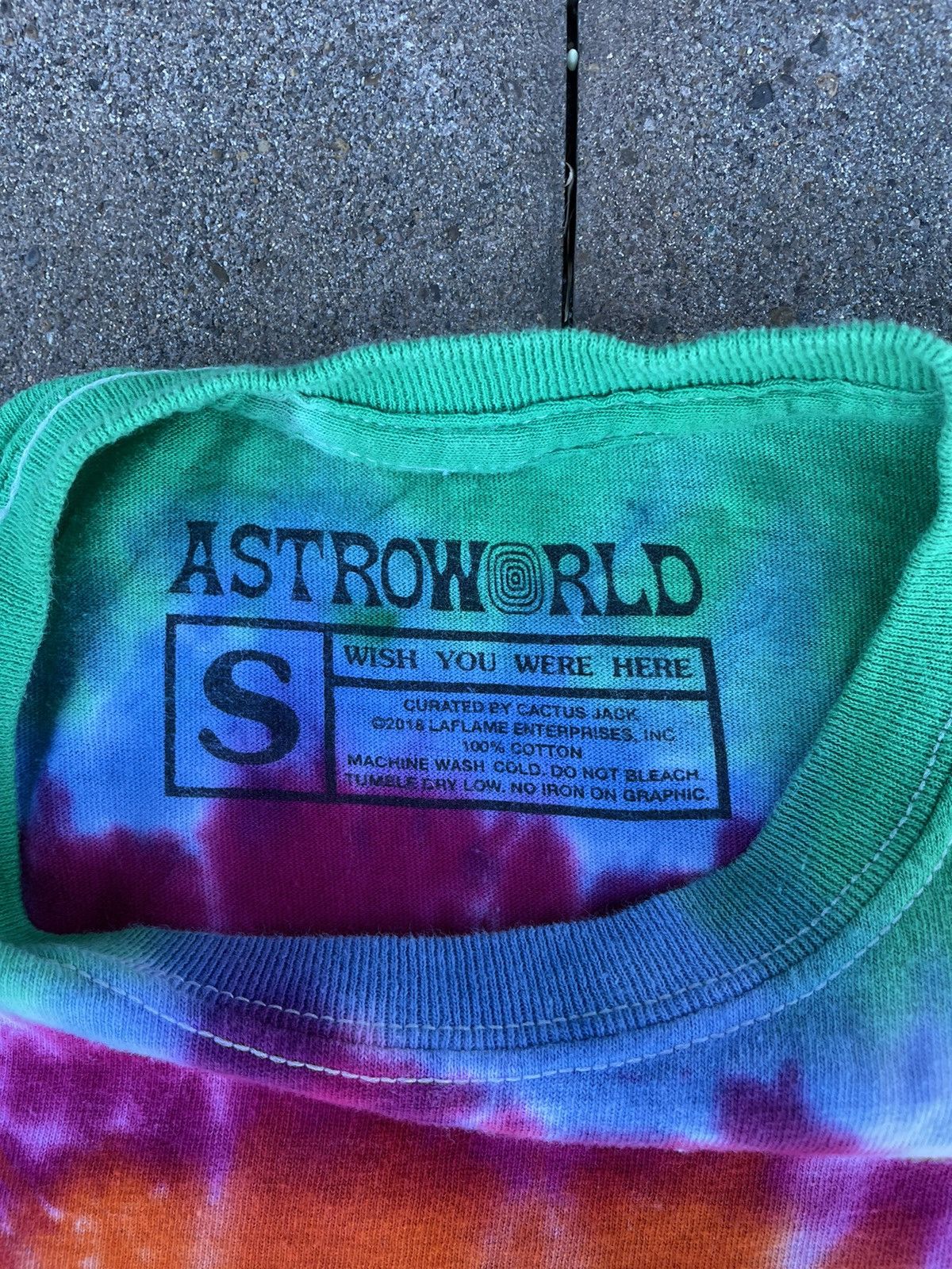 Travis Scott Travis Scott Astroworld Smiley Tee Size US S / EU 44-46 / 1 - 3 Thumbnail