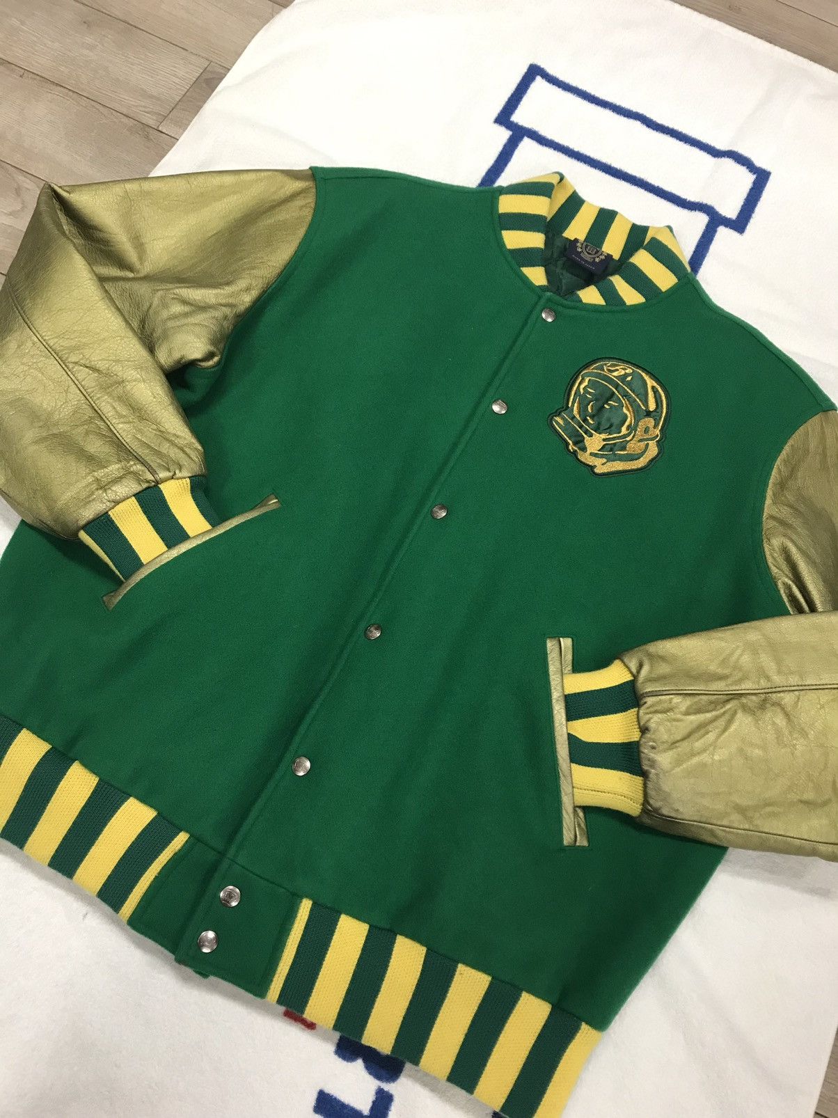 Billionaire Boys Club BBC Helmet Varsity Jacket Season 5 2007 Size US XXL / EU 58 / 5 - 2 Thumbnail