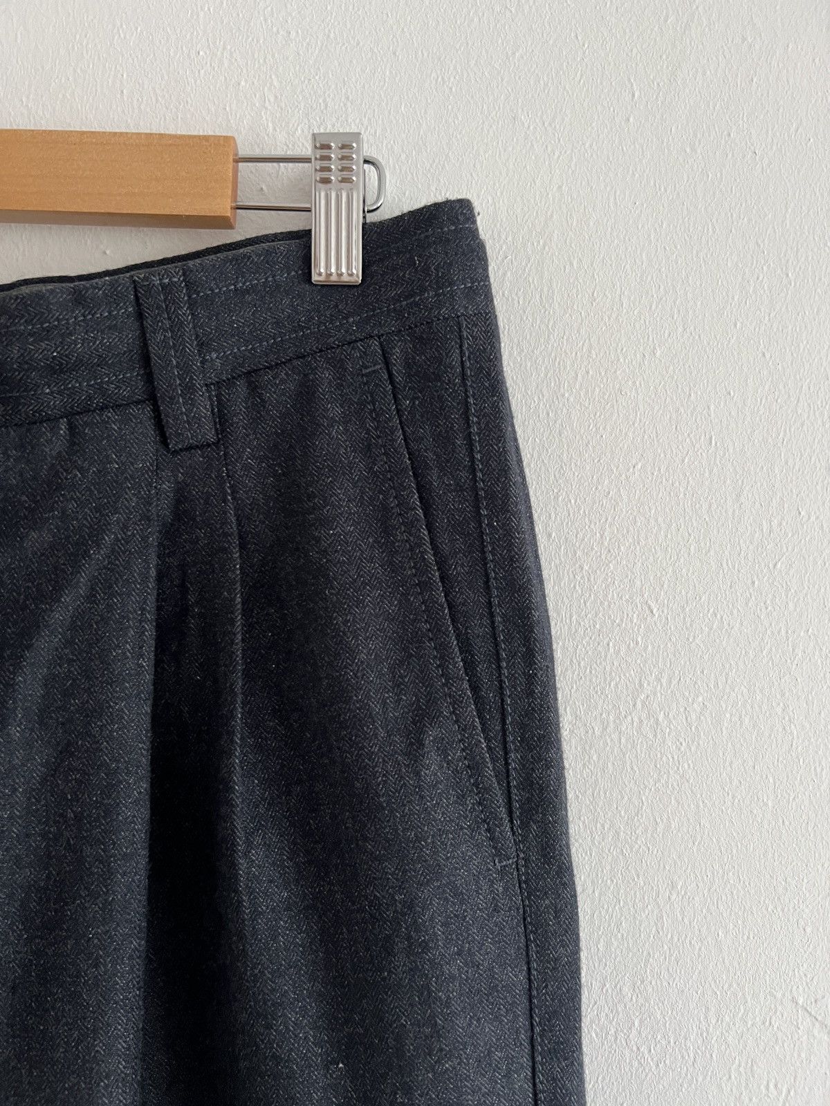 Corneliani Corneliani Grey Wool Trousers Size US 32 / EU 48 - 3 Thumbnail