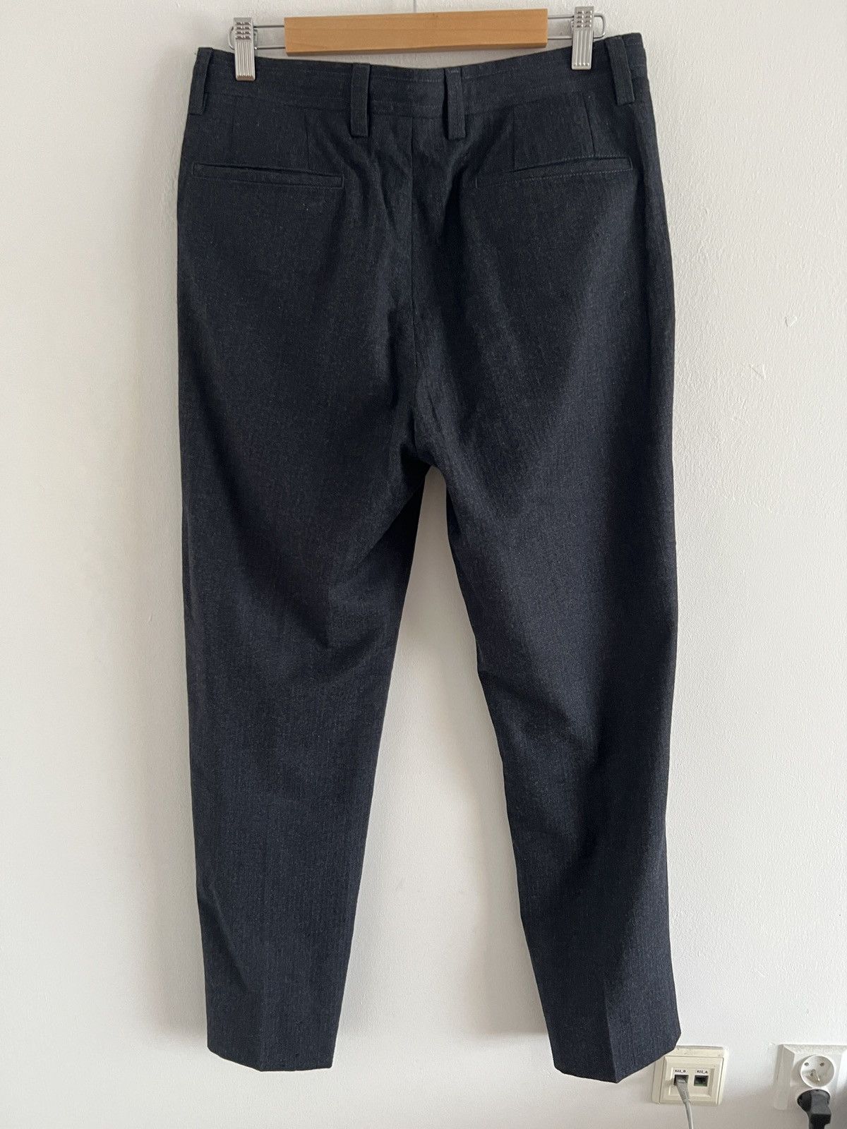 Corneliani Corneliani Grey Wool Trousers Size US 32 / EU 48 - 2 Thumbnail