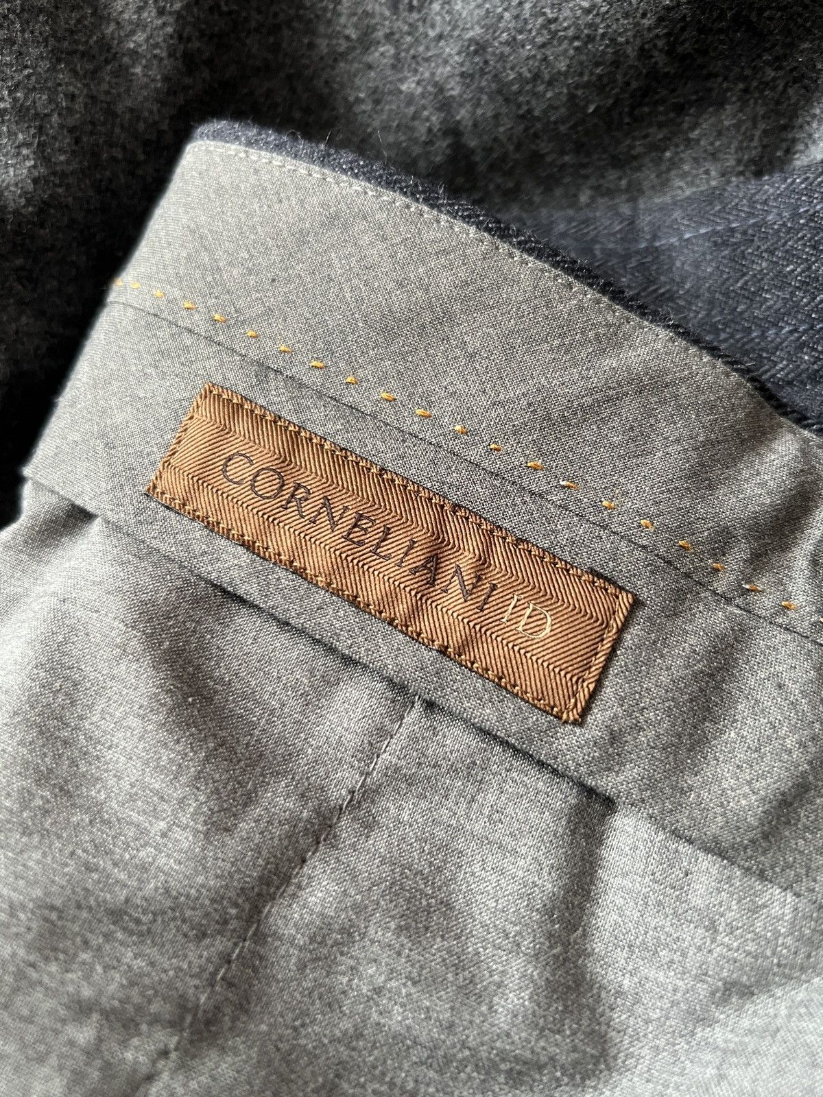 Corneliani Corneliani Grey Wool Trousers Size US 32 / EU 48 - 6 Thumbnail