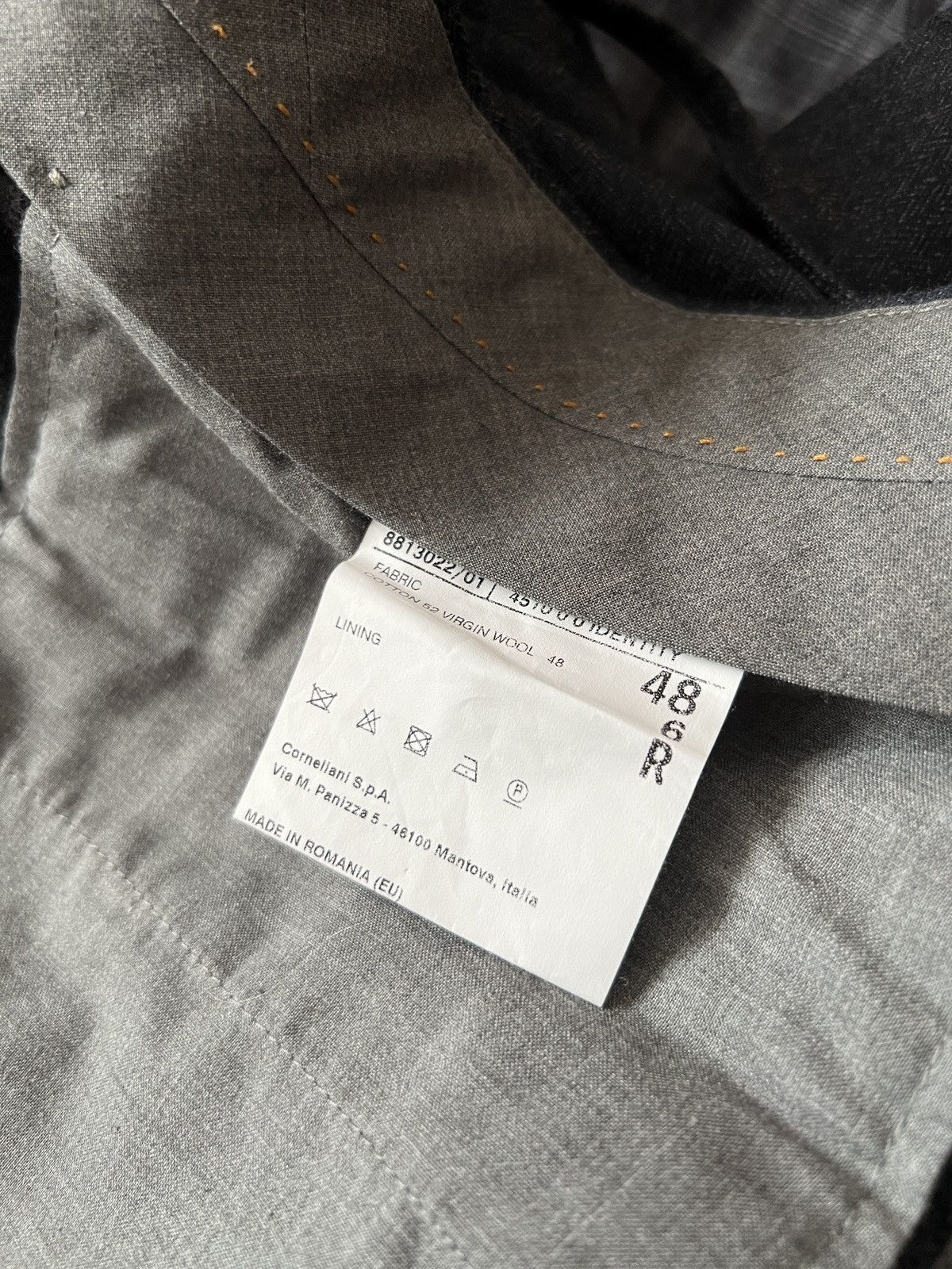 Corneliani Corneliani Grey Wool Trousers Size US 32 / EU 48 - 8 Thumbnail