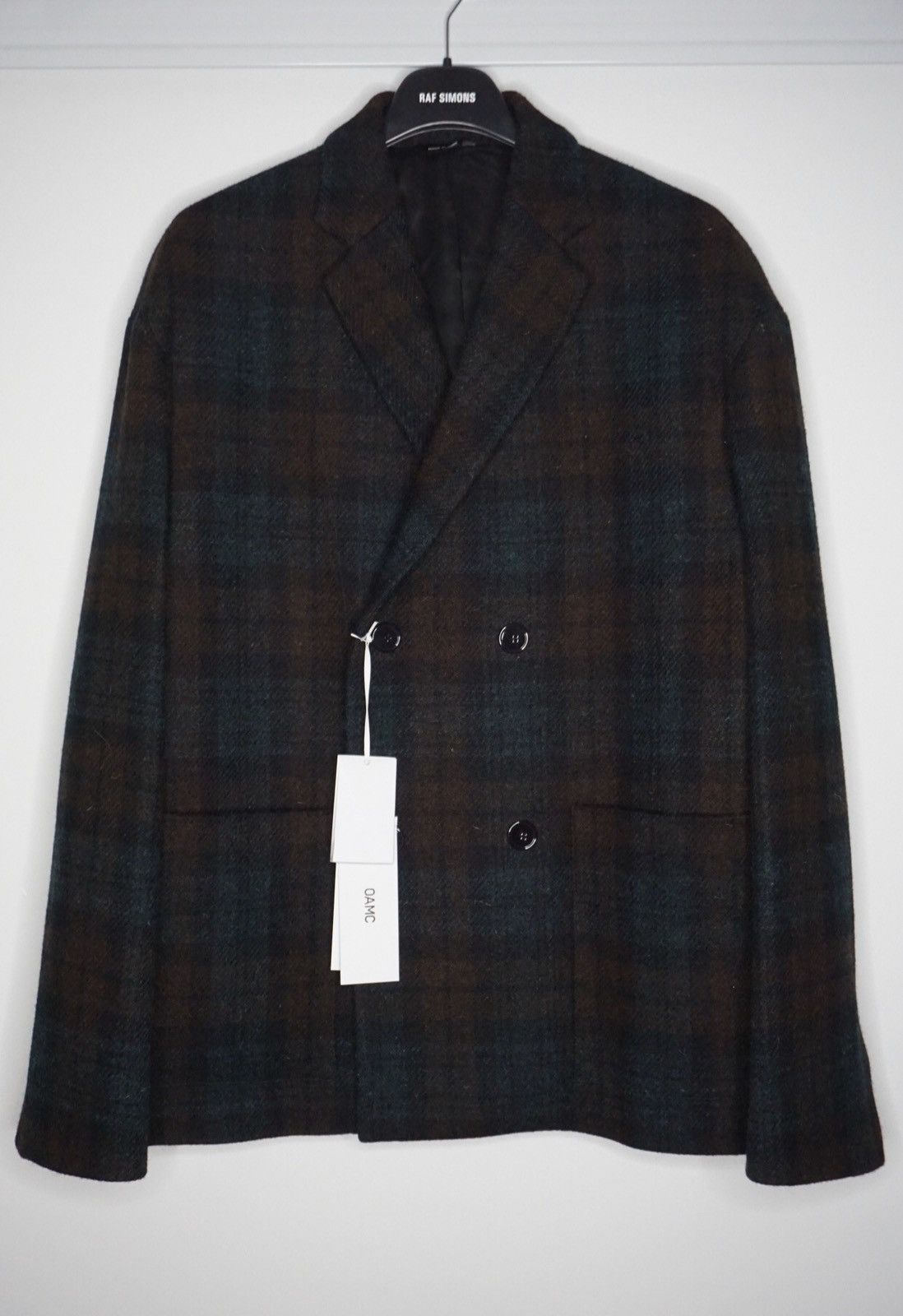 OAMC BEAUTIFUL Harris Tweed Oversized Double Breasted Jacket Size US L / EU 52-54 / 3 - 7 Thumbnail