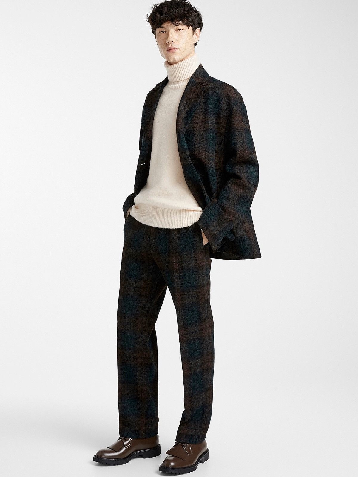 OAMC BEAUTIFUL Harris Tweed Oversized Double Breasted Jacket Size US L / EU 52-54 / 3 - 1 Thumbnail