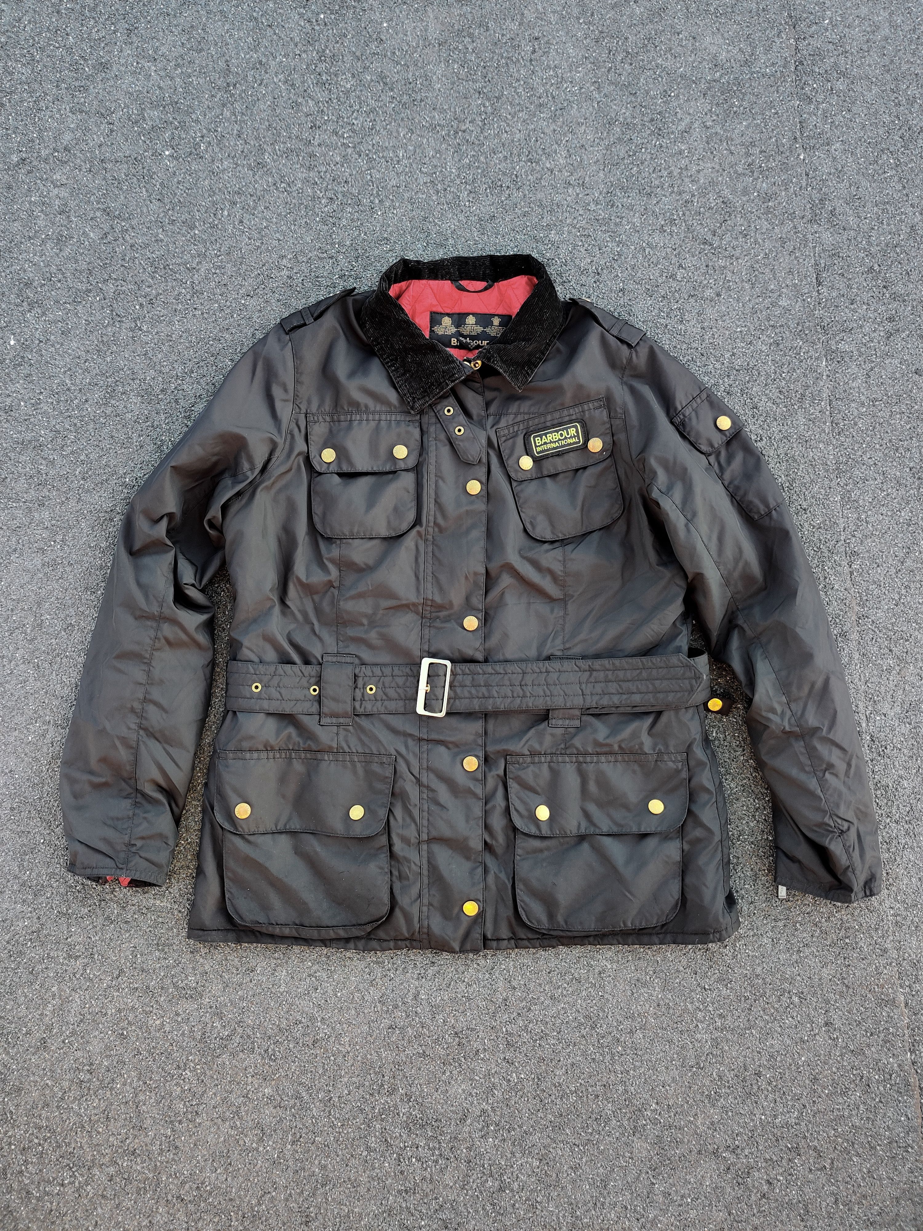 Barbour Barbour International belted Jacket Size L / US 10 / IT 46 - 1 Thumbnail