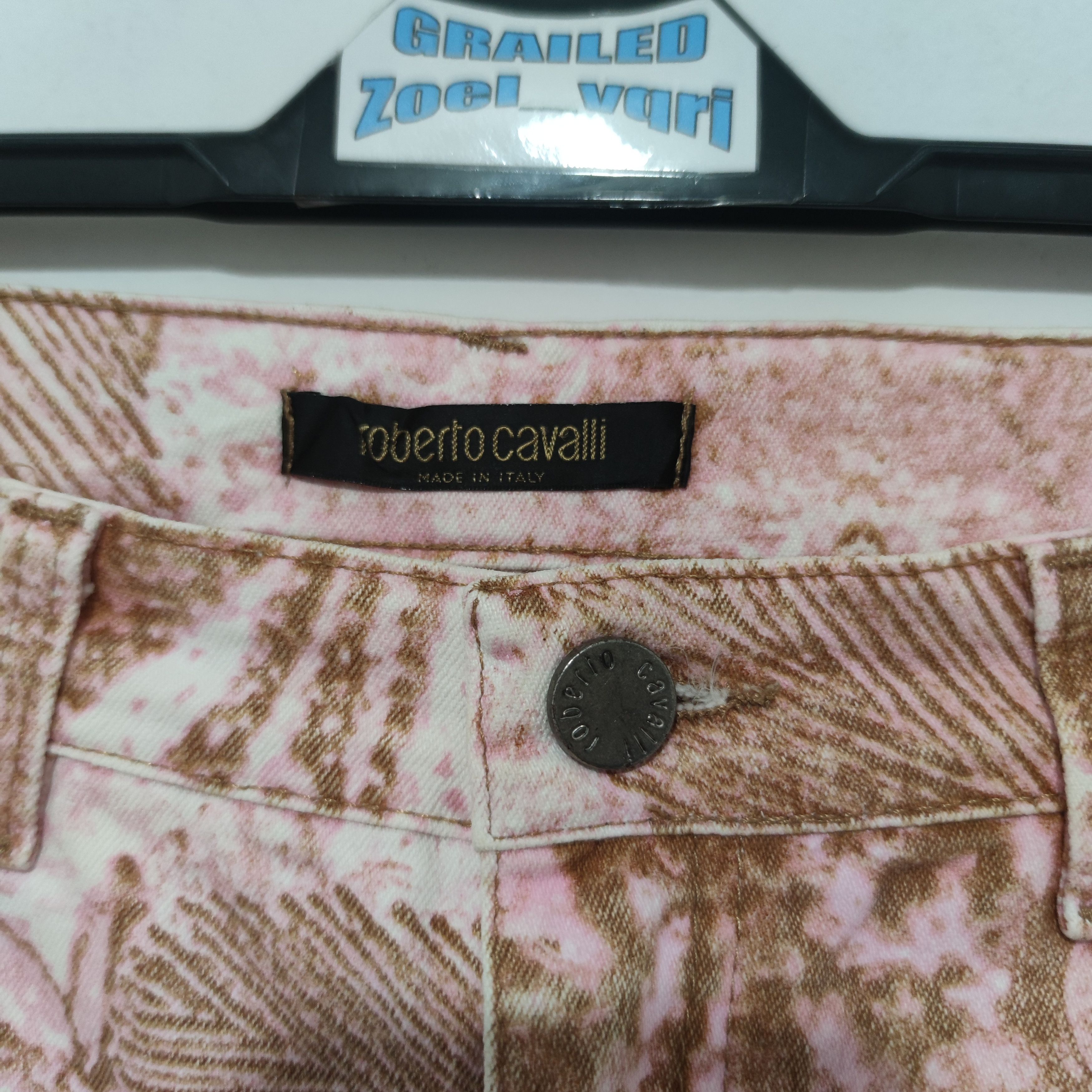 Roberto Cavalli Roberto Cavalli Full Print Jeans Stork in the florest Size US 28 / EU 44 - 7 Thumbnail