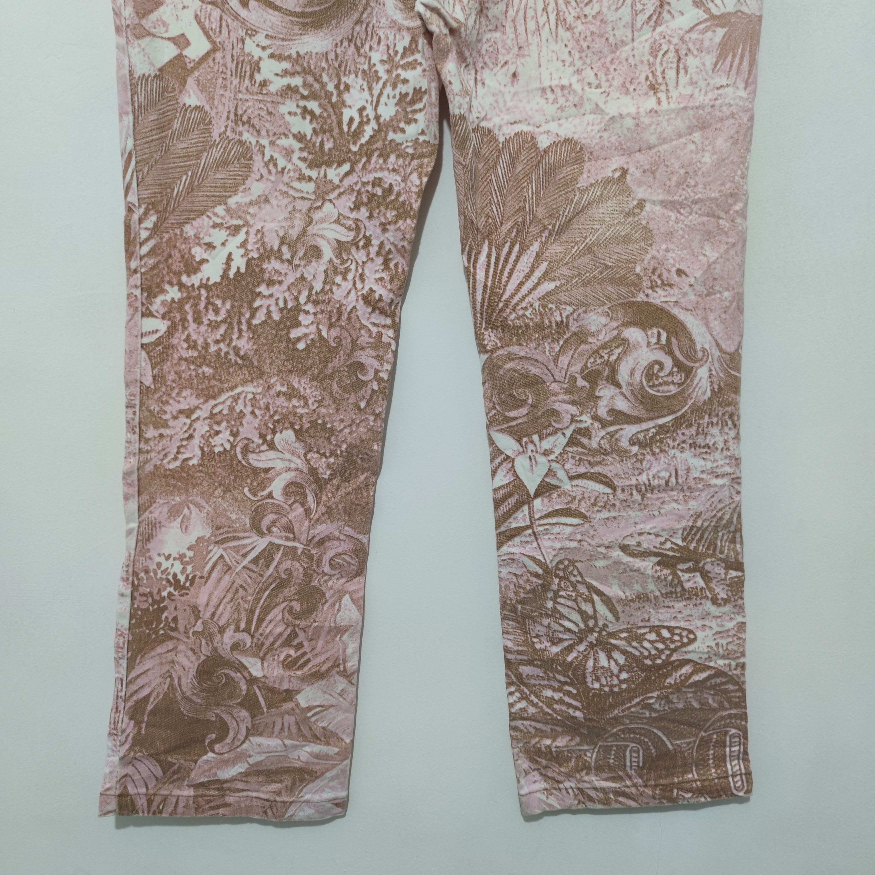 Roberto Cavalli Roberto Cavalli Full Print Jeans Stork in the florest Size US 28 / EU 44 - 6 Thumbnail