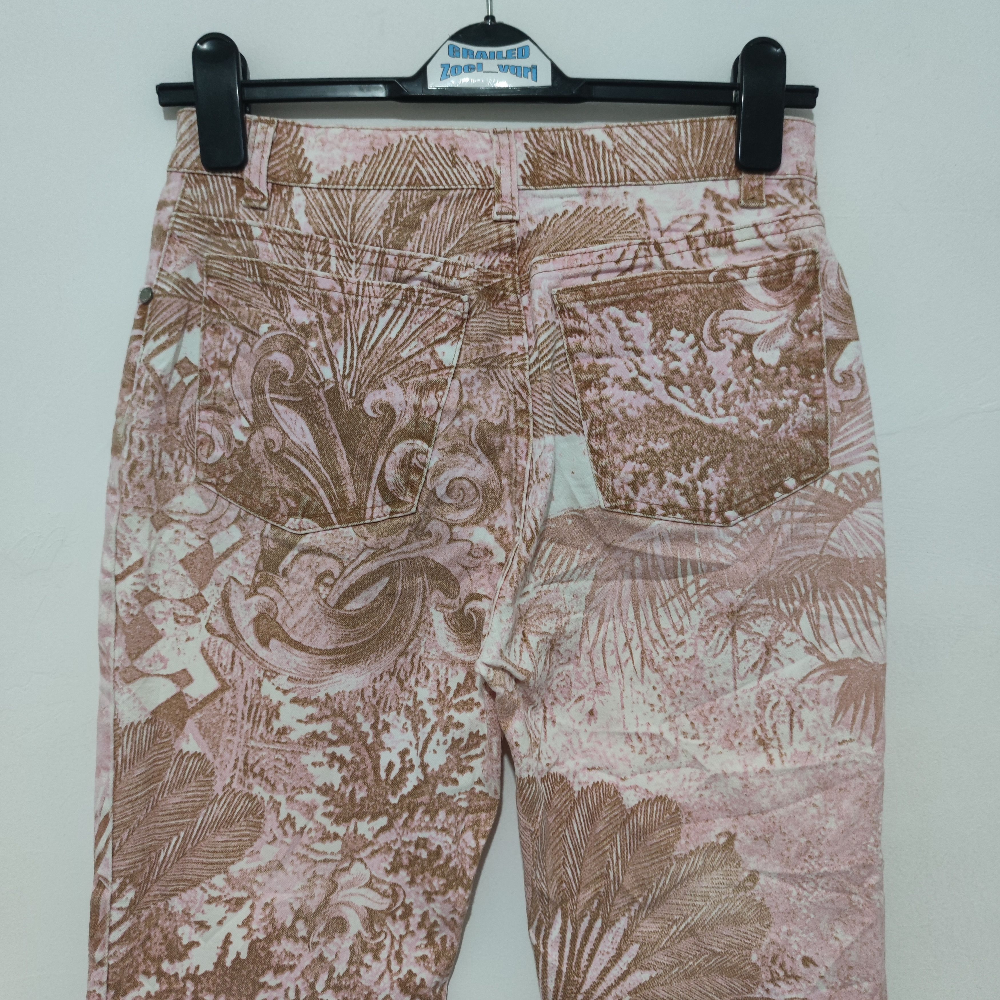 Roberto Cavalli Roberto Cavalli Full Print Jeans Stork in the florest Size US 28 / EU 44 - 5 Thumbnail