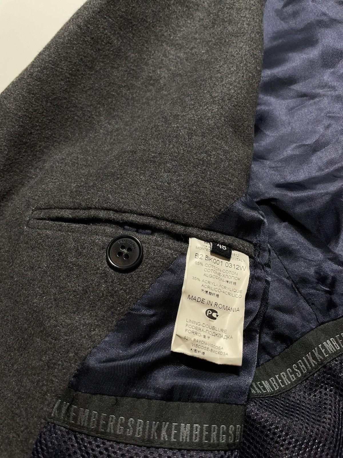 Dirk Bikkembergs Dirk Bikkembergs Wool Jacket Size US M / EU 48-50 / 2 - 9 Thumbnail