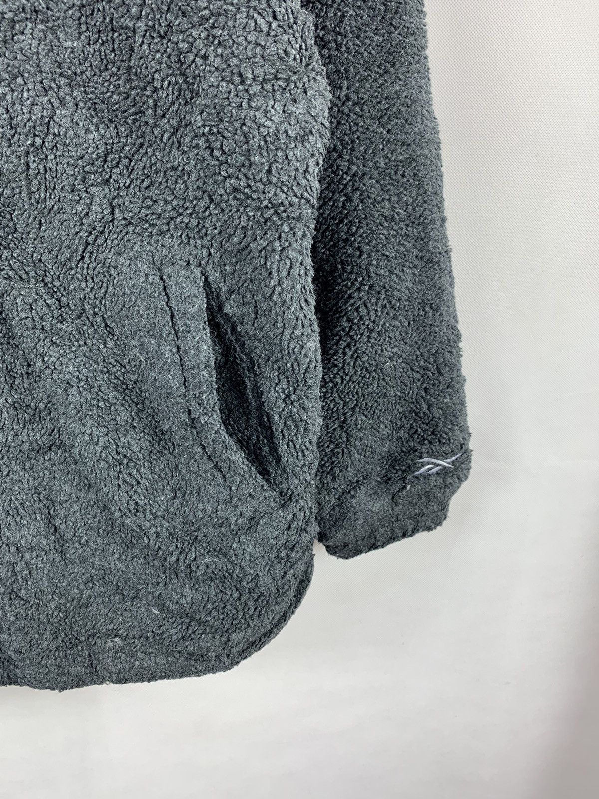 Reebok Vintage Reebok Fleece Wool Zipper Jacket Size US L / EU 52-54 / 3 - 4 Thumbnail