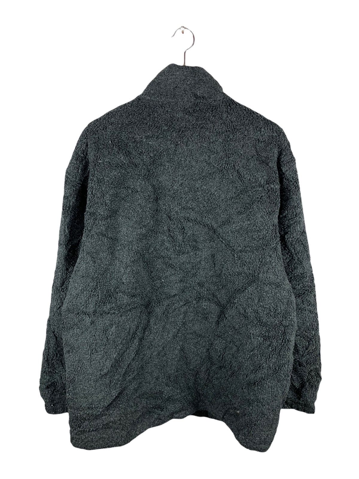 Reebok Vintage Reebok Fleece Wool Zipper Jacket Size US L / EU 52-54 / 3 - 2 Thumbnail