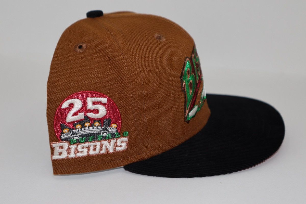New Era 7 1/4 Buffalo Bisons 25th Anni. Cord Brim Size ONE SIZE - 2 Thumbnail