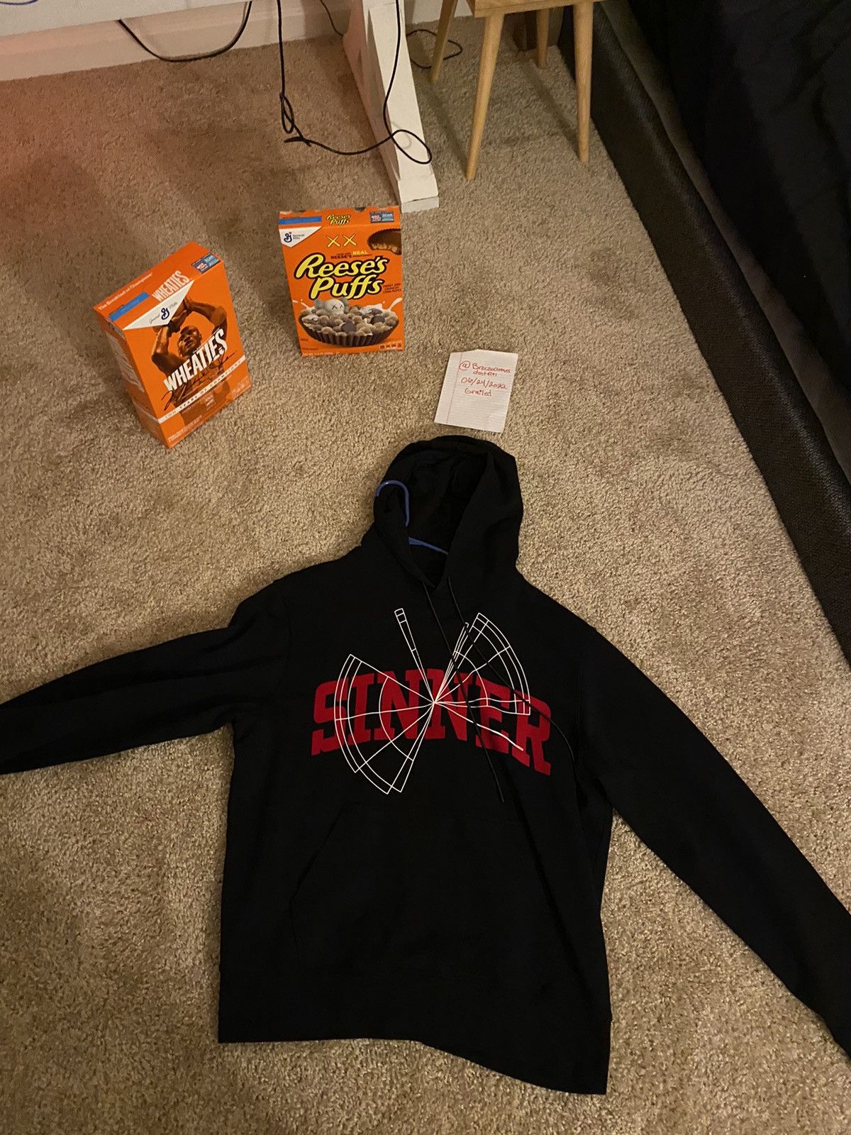 Rta RtA DION HOODIE BLACK SINNER SCANNER Size US M / EU 48-50 / 2 - 2 Thumbnail