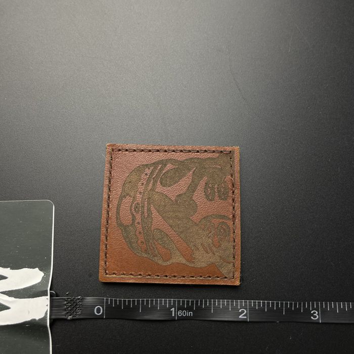 Other WRMFZY GYPSY SQUARED BROWN LEATHER STITCHED PATCH | Grailed