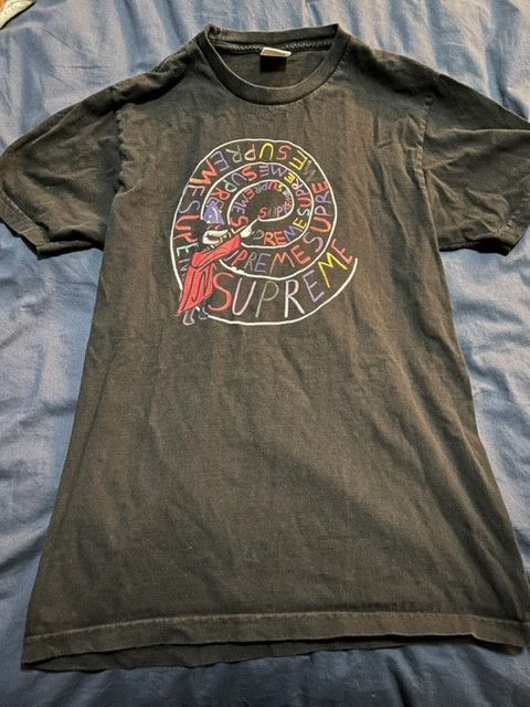 Supreme SS17 SUPREME JOE ROBERTS SWIRL TEE T-SHIRT WHITE L