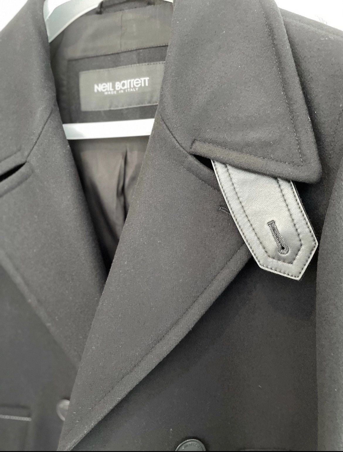 Neil Barrett Double-Breasted Wool Coat Size US M / EU 48-50 / 2 - 4 Thumbnail
