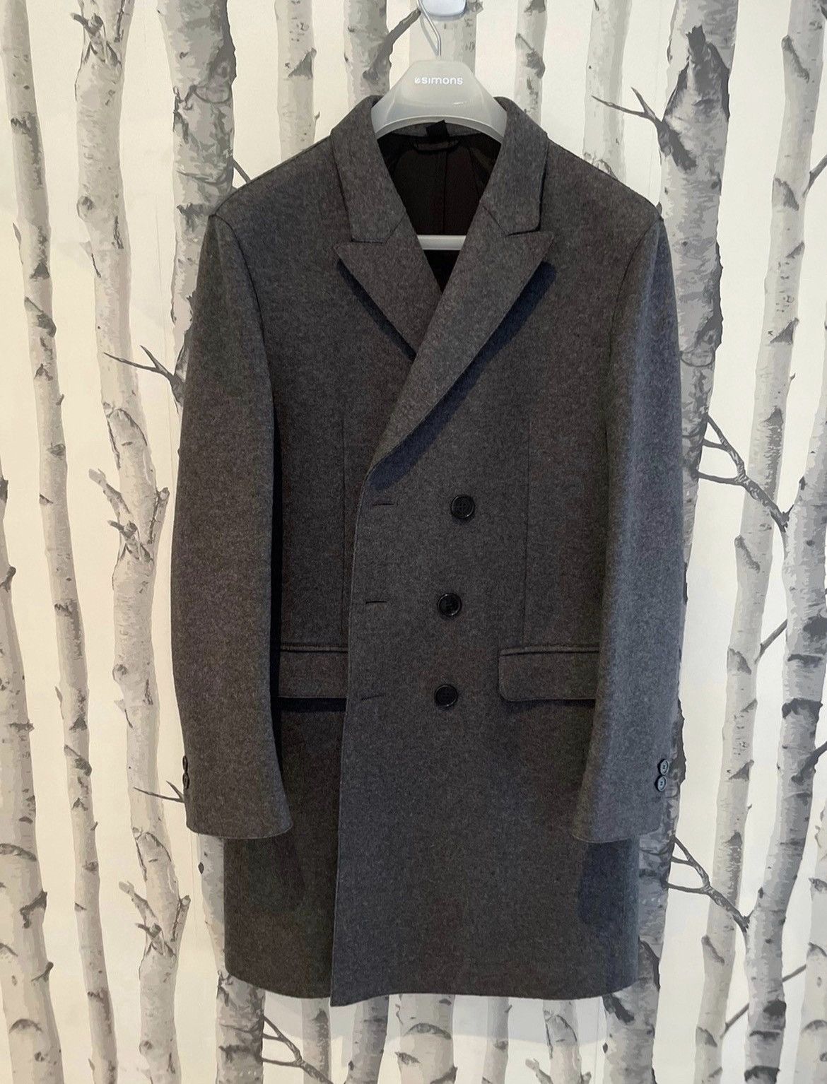 Neil Barrett Double-Breasted Wool Coat Size US L / EU 52-54 / 3 - 1 Thumbnail