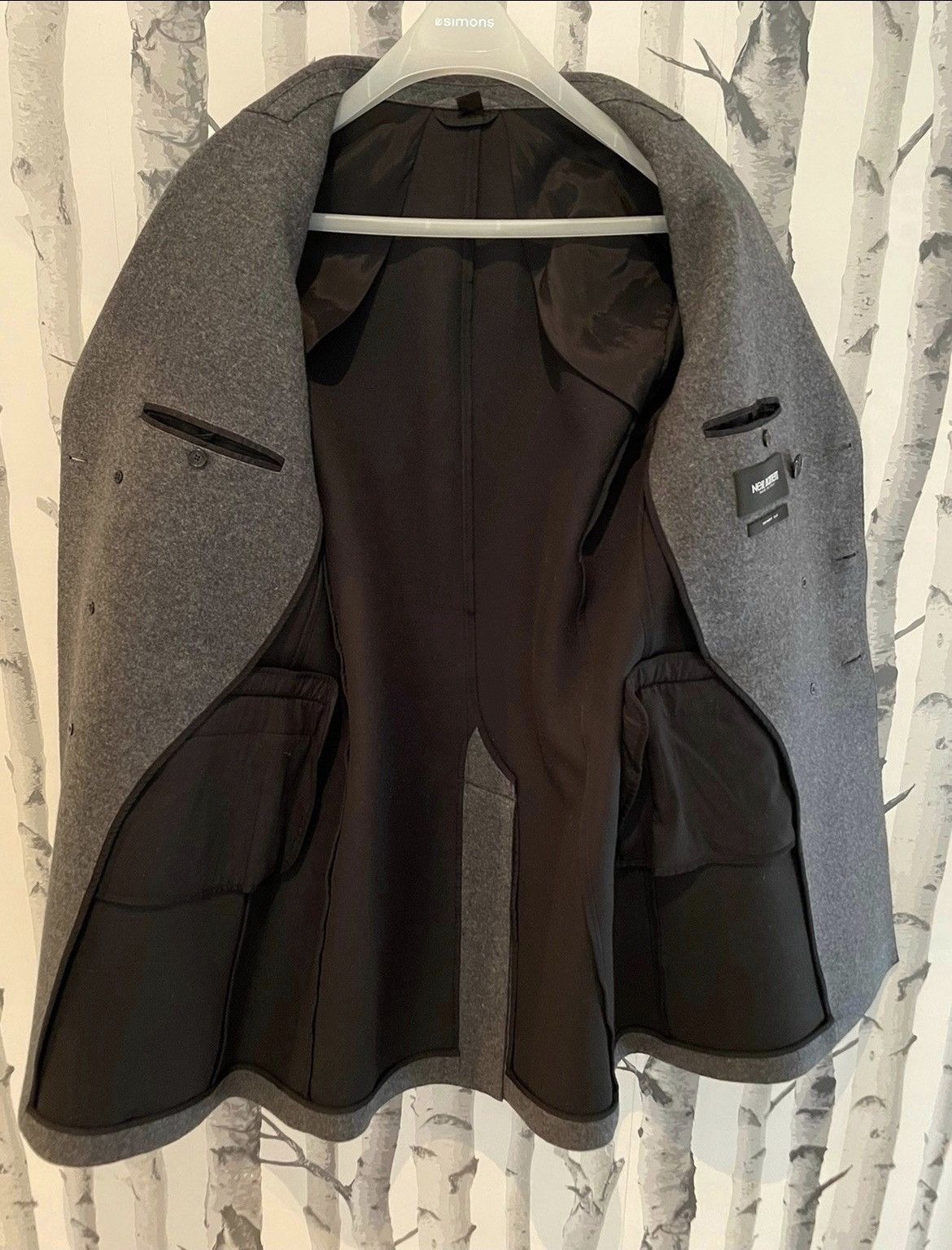 Neil Barrett Double-Breasted Wool Coat Size US L / EU 52-54 / 3 - 4 Thumbnail