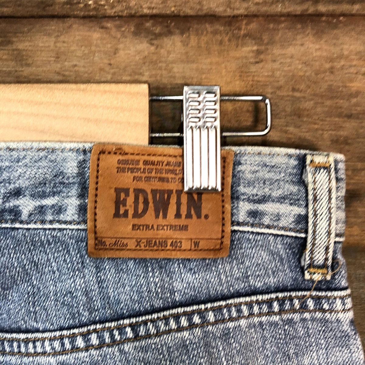 Edwin Edwin Blue Distressed Denim Pants #5130 Size US 29 - 14 Thumbnail