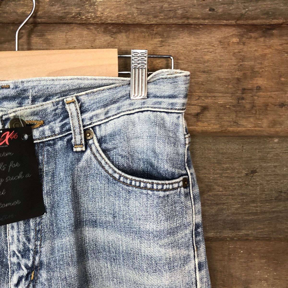 Edwin Edwin Blue Distressed Denim Pants #5130 Size US 29 - 5 Thumbnail