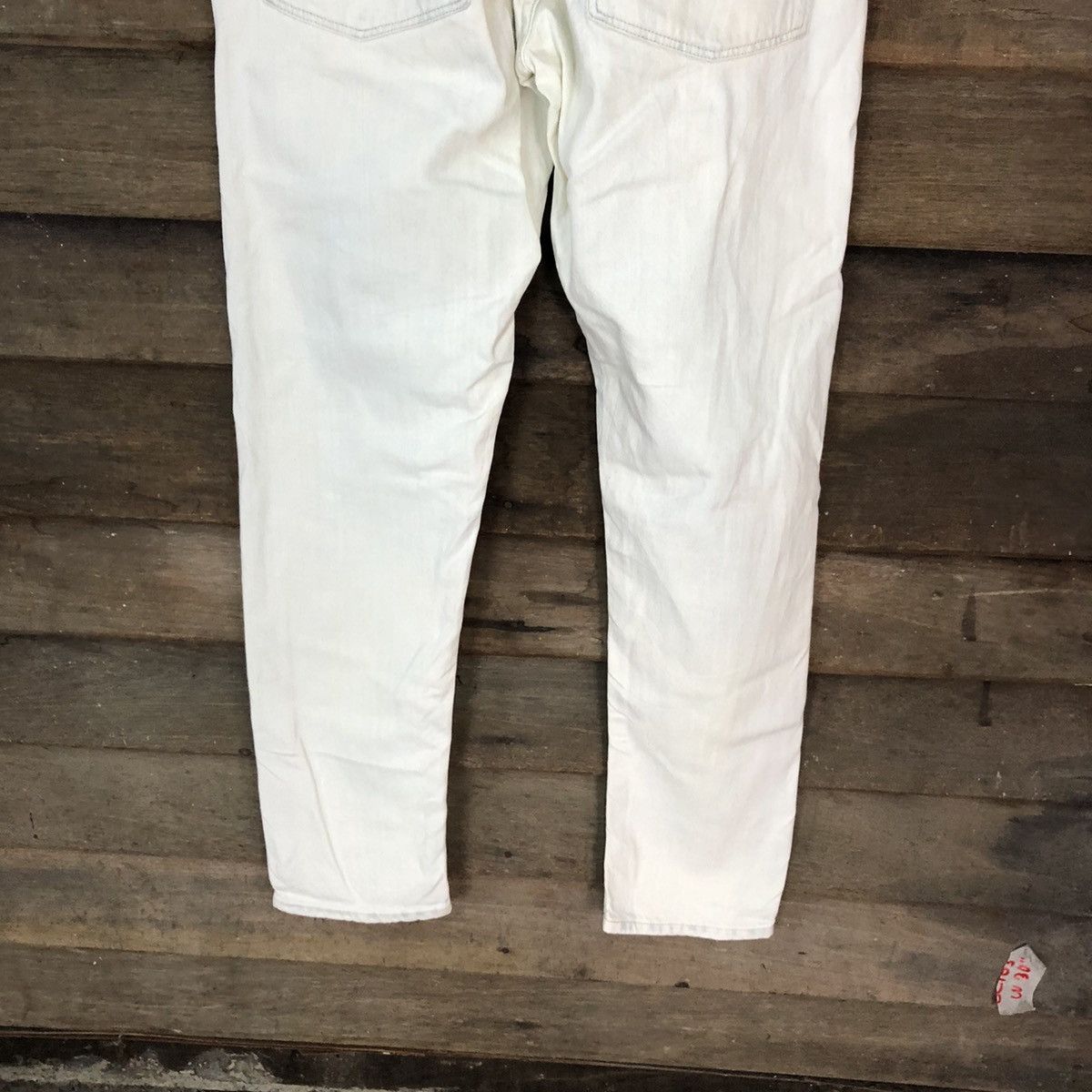 Levi's Levis white faded vintage Distressed Denim Pants #5131 Size US 30 / EU 46 - 13 Thumbnail