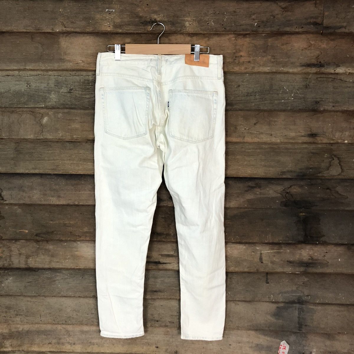 Levi's Levis white faded vintage Distressed Denim Pants #5131 Size US 30 / EU 46 - 11 Thumbnail