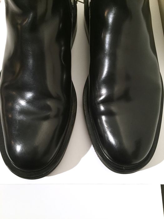 Carven Black Leather Chelsea Boots Size US 6.5 / EU 39-40 - 2 Preview