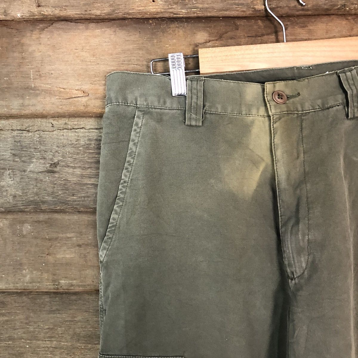 Faded Glory Japan faded Green multi pocket tactical Cargo Pants #6882 Size US 32 / EU 48 - 4 Thumbnail