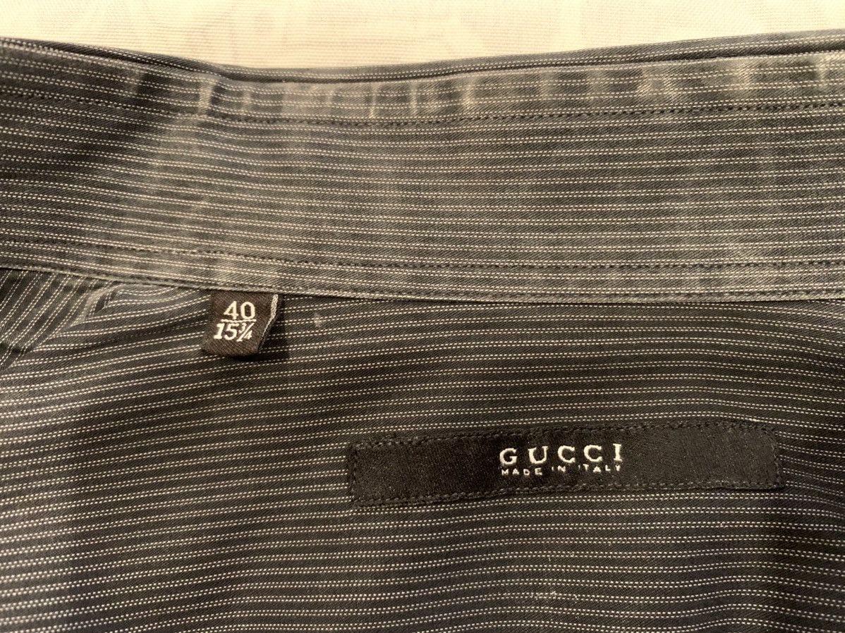 Gucci Gucci pinstripe black and gray Size US M / EU 48-50 / 2 - 3 Thumbnail