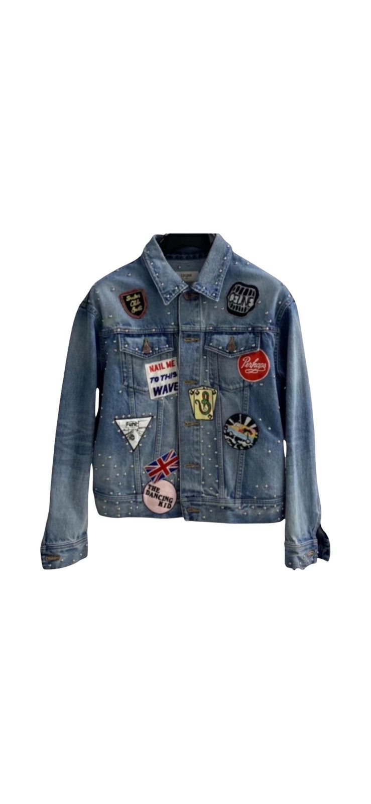 Celine Badge Denim Jacket