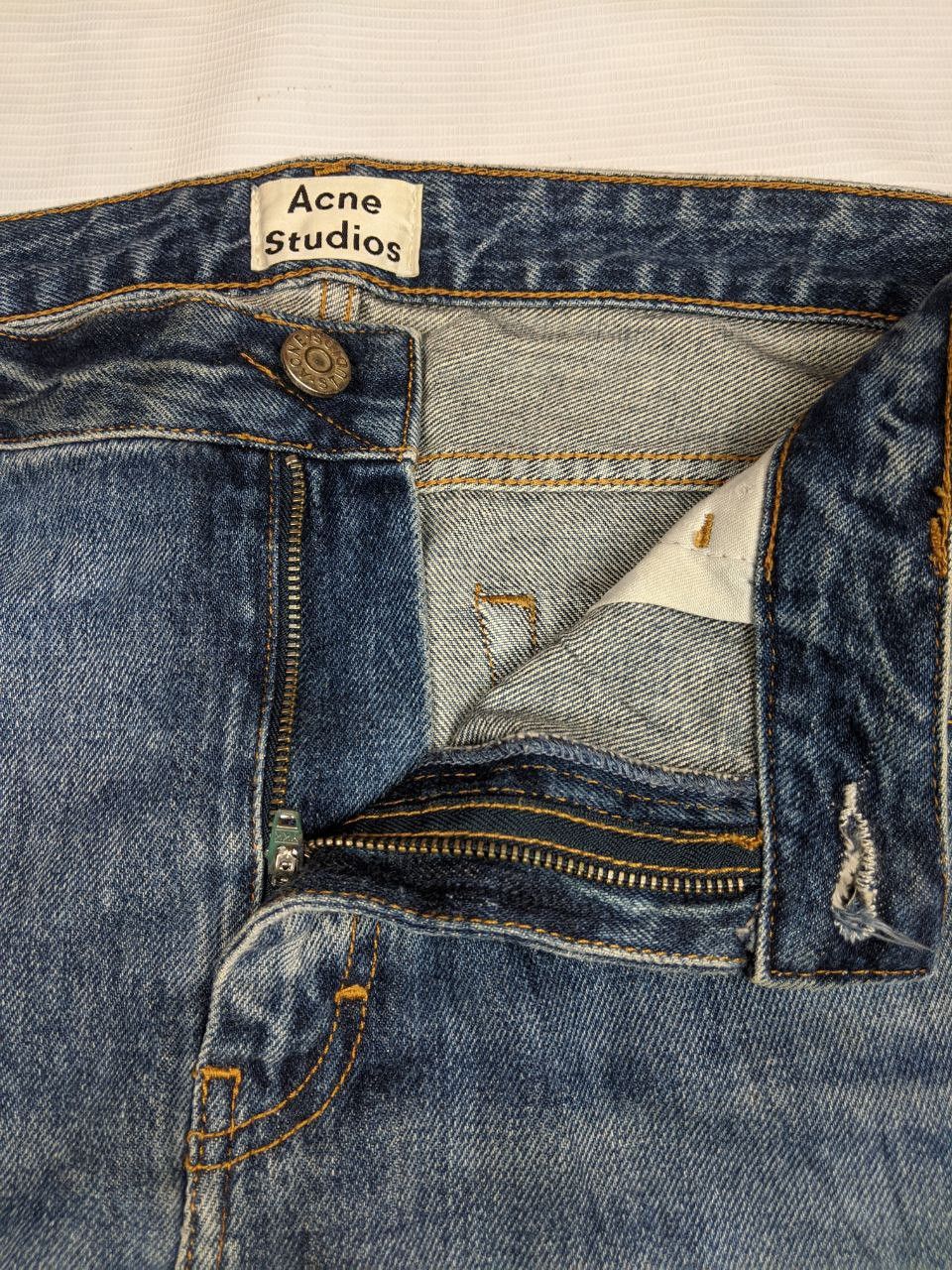 Acne Studios Acne Studios Distressed Denim Pop Vintage Blue Size US 34 / EU 50 - 6 Thumbnail